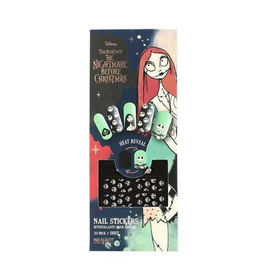 Mad Beauty Autocollants pour ongles Nightmare Before Christmas