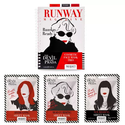Mad Beauty Le diable s'habille en Prada - Trio de masques visage