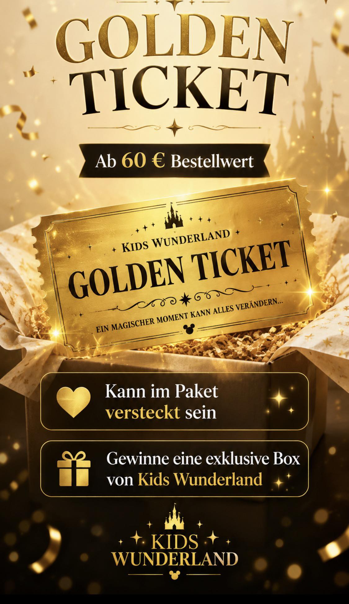 Das Golden Ticket ist da!