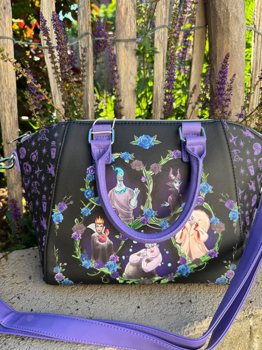 Loungefly Disney Villains Floral Icons Tasche