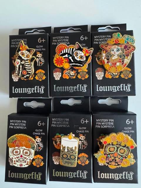 Loungefly Disney Pixar Coco: Dia de los Muertos Mystery Pin 6er-Komplettset
