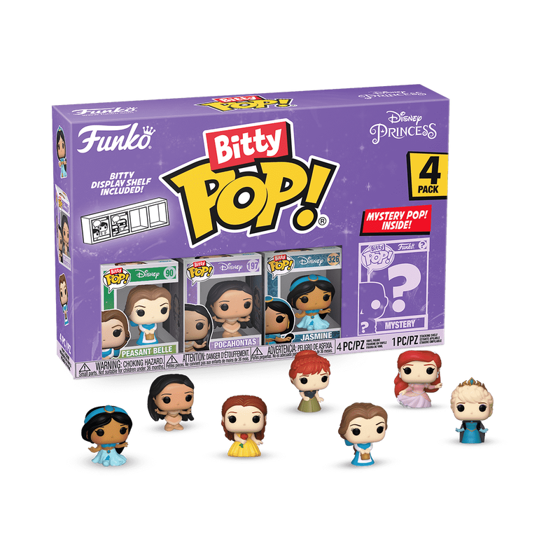 Bitty Pop! Disney Prinzessinnen 4er-Pack Serie 2