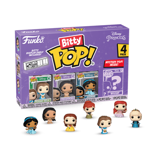 Bitty Pop! Disney Princesses Pack de 4 Série 2