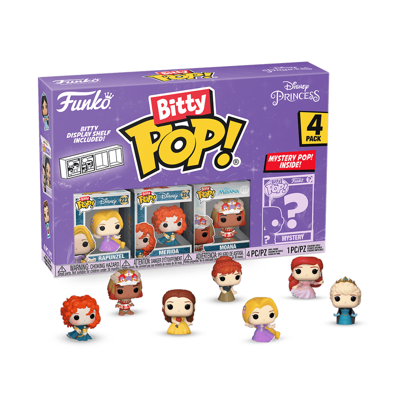 Bitty Pop! Disney Prinzessinnen 4er-Pack Serie 4