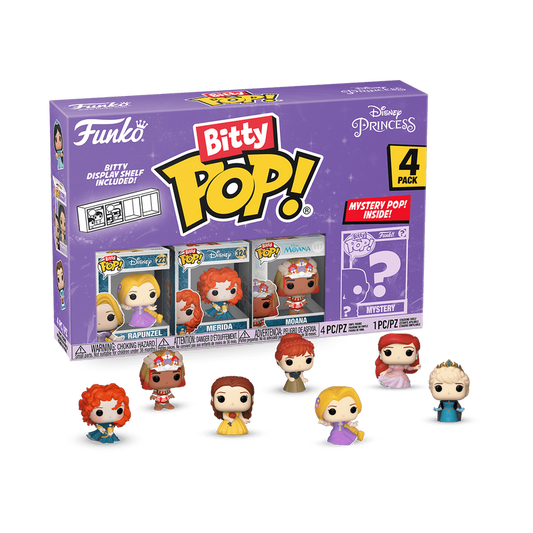 Bitty Pop! Disney Princesses Pack de 4 Série 4