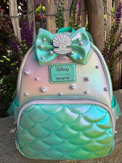 Loungefly Disney Die kleine Meerjungfrau Schimmernder Perlen Mini-Rucksack