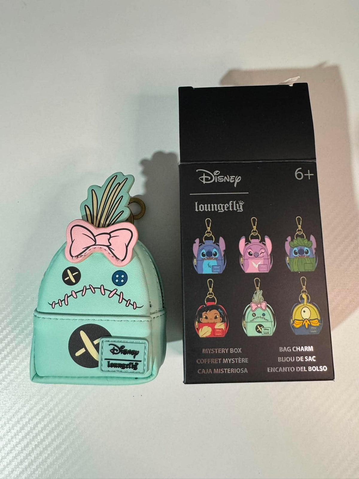 Loungefly Disney Stitch Mini-Rucksack Anhänger – Original Geöffnet
