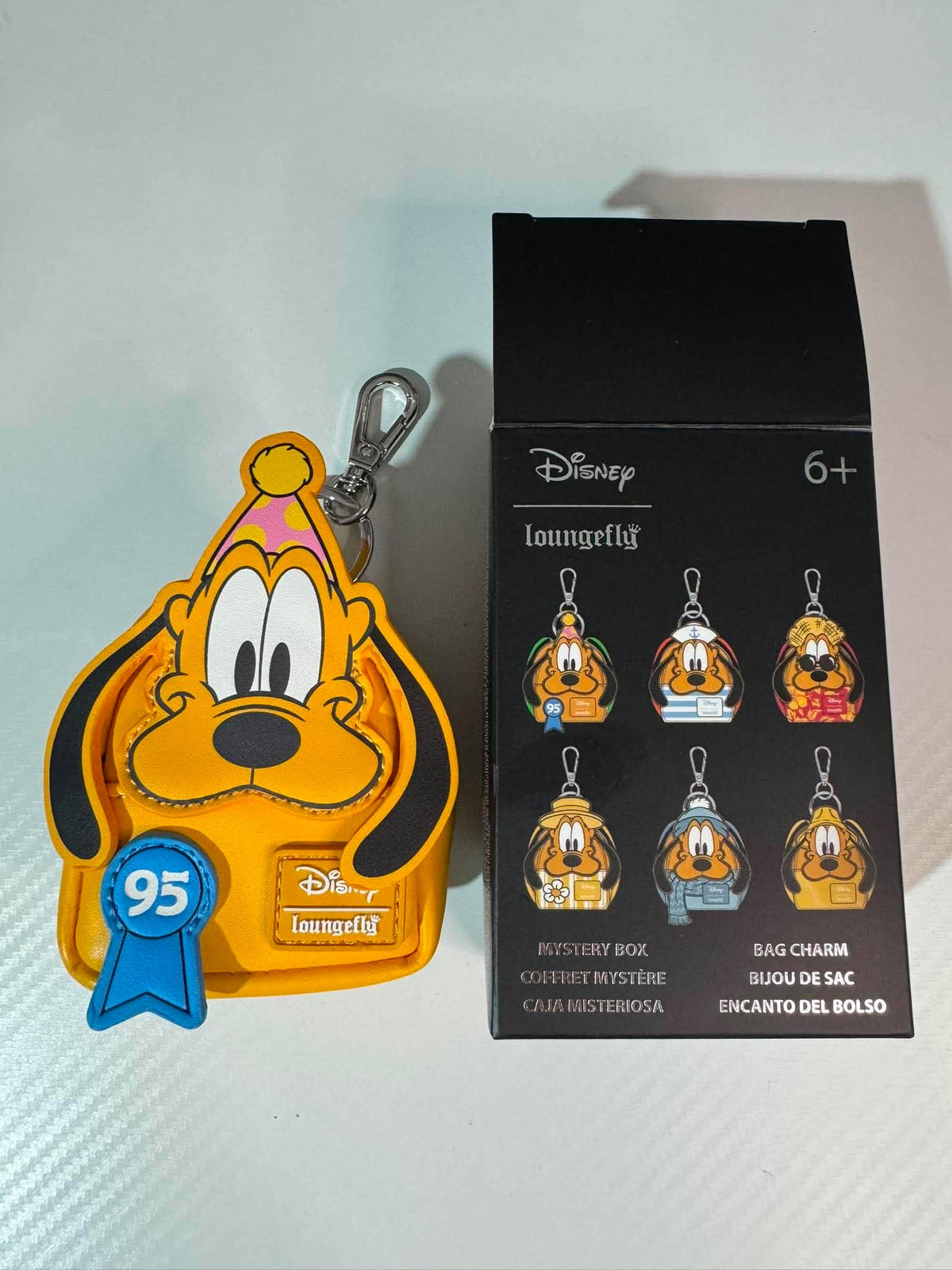 Loungefly Disney Pluto Mini-Rucksack Anhänger – Original Geöffnet