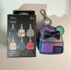 Loungefly Disney Minnie Maus Glitzer Überraschungs-Mini-Rucksack-Schlüsselanhänger