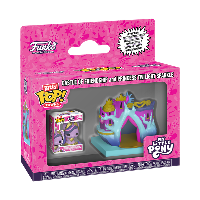Bitty Pop! Towns Schloss der Freundschaft und Prinzessin Twilight Sparkle