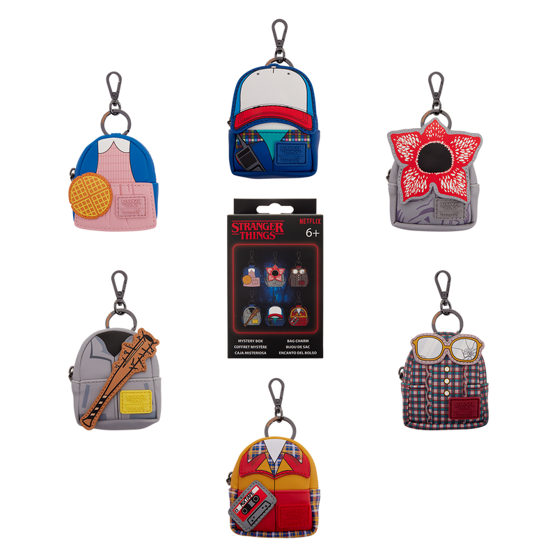 Loungefly Stranger Things Mystery Mini-Rucksack-Schlüsselanhänger