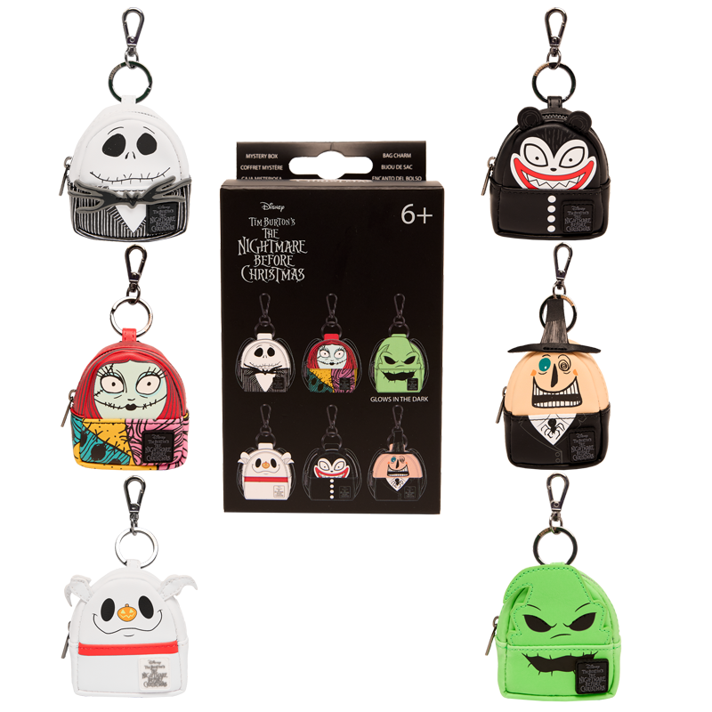 Loungefly Disney The Nightmare Before Christmas Mystery Mini Rucksack Schlüsselanhänger