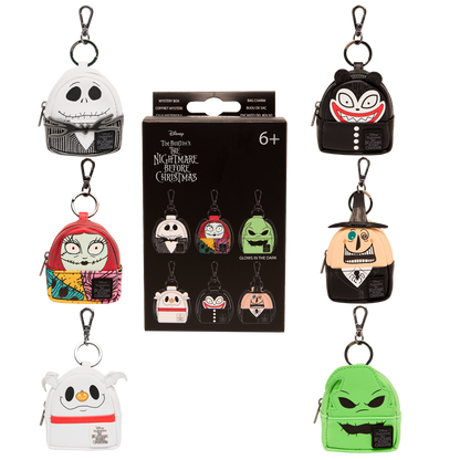 Loungefly Nightmare Before Christmas - Portachiavi a Zaino Misterioso