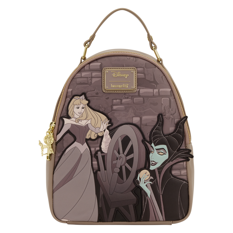 Loungefly Disney Dornröschen & Maleficent Mini-Rucksack