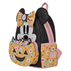 Loungefly Disney Minnie Maus Kürbis Blumen Glow-in-the-dark Mini-Rucksack