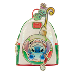 Loungefly Disney Stitch & Scrump Weihnachtskugel Mini-Rucksack