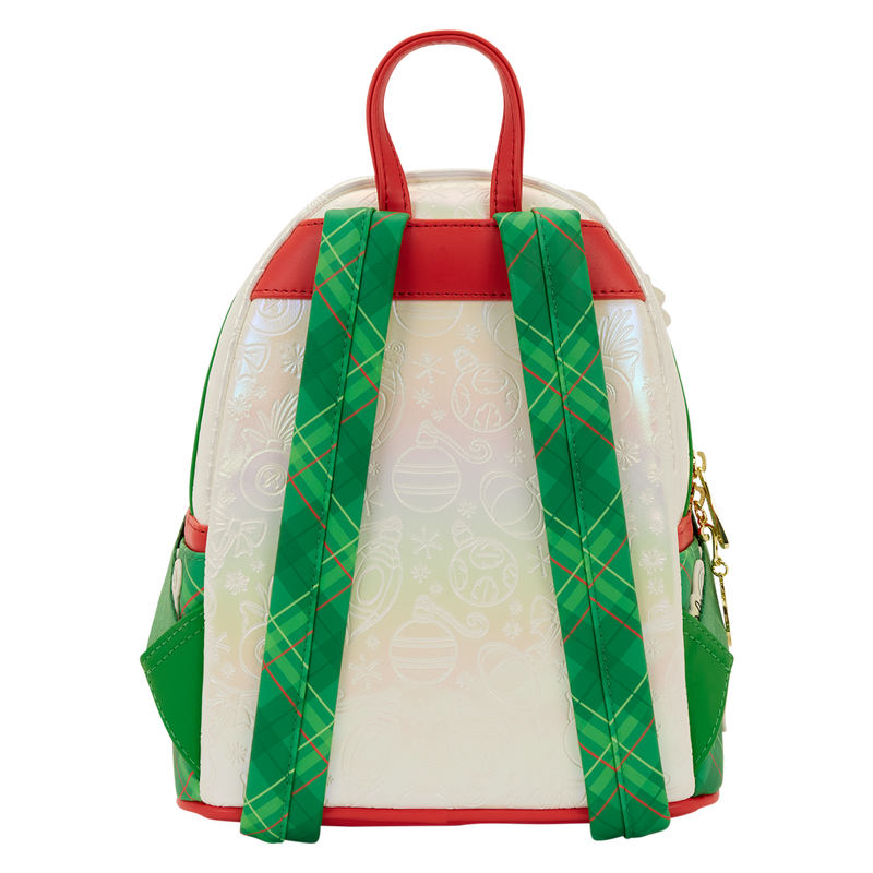 Loungefly Disney Stitch & Scrump Weihnachtskugel Mini-Rucksack