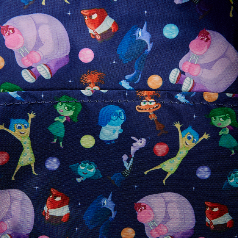 Loungefly Disney Pixar Alles steht Kopf 2 Mini-Rucksack mit Leuchtfunktion