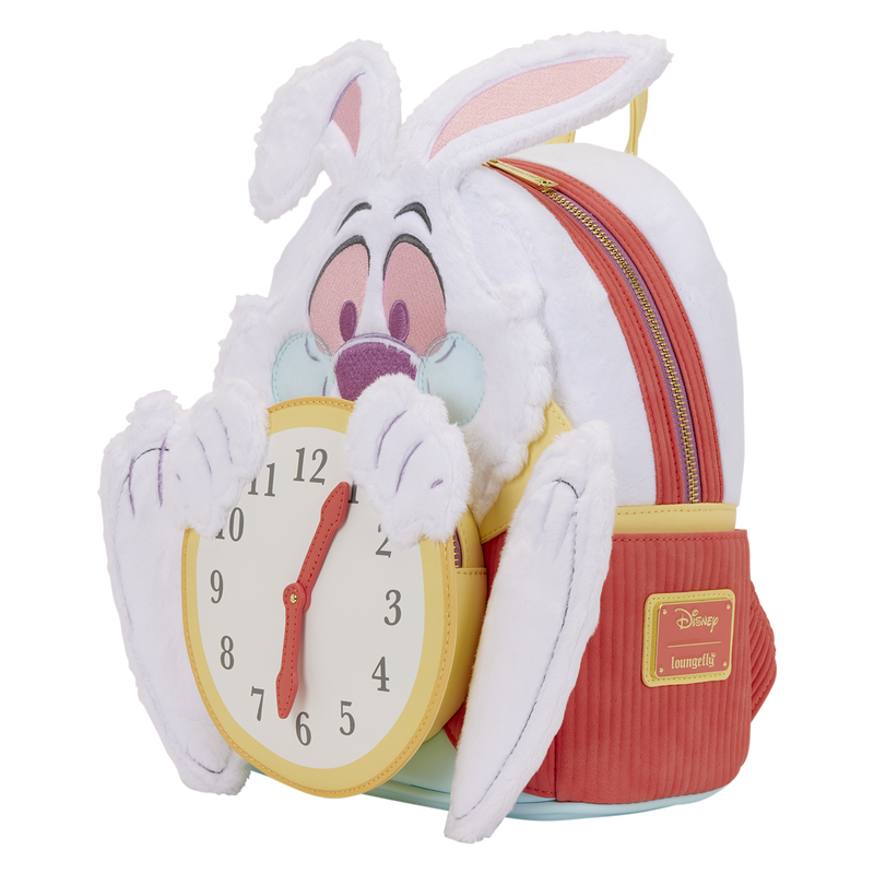 Loungefly Disney Alice im Wunderland Weißes Kaninchen Cosplay Mini-Rucksack