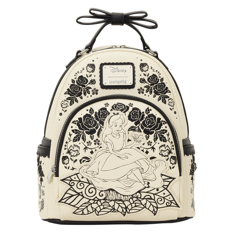 Loungefly Disney Alice im Wunderland Blumen-Mini-Rucksack