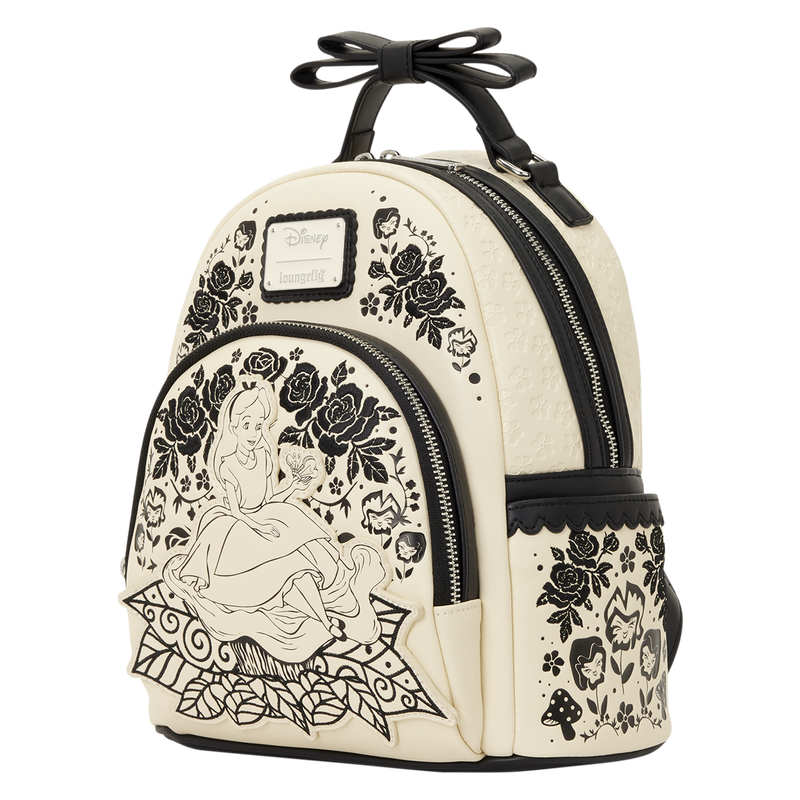 Loungefly Disney Alice im Wunderland Blumen-Mini-Rucksack