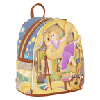 Loungefly Disney Rapunzel Neu verföhnt Pin Trader Mini-Rucksack