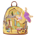 Loungefly Disney Rapunzel Neu verföhnt Pin Trader Mini-Rucksack