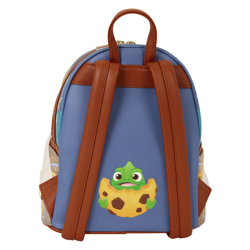 Loungefly Disney Rapunzel Neu verföhnt Pin Trader Mini-Rucksack