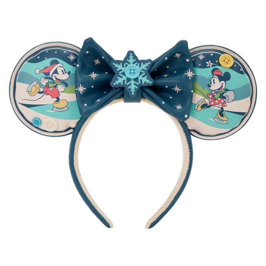 Minnie & Mickey Cerchietto di Natale con orecchie