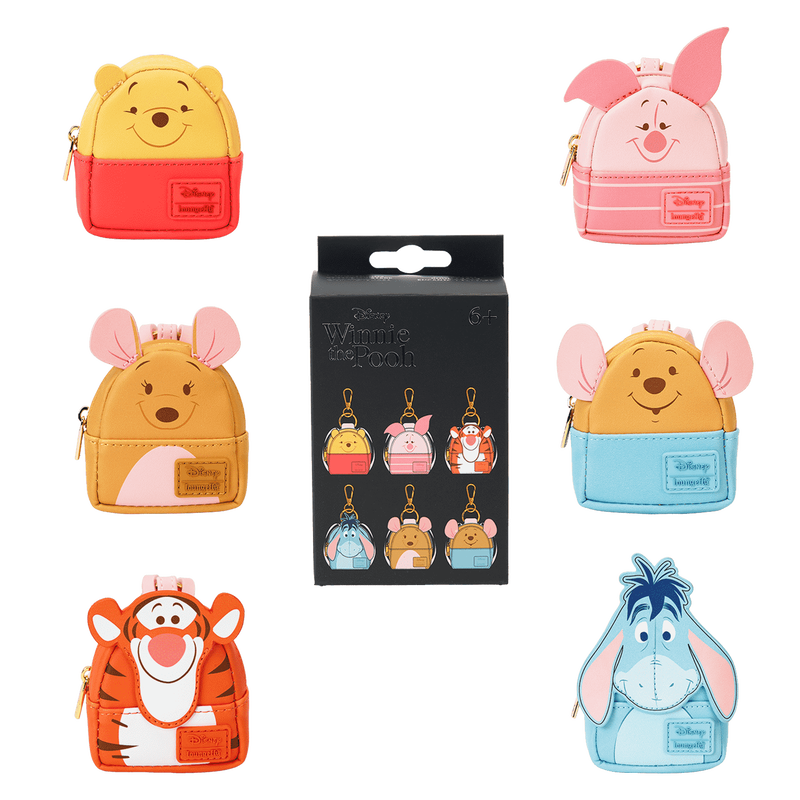 Loungefly Disney Winnie Puoh & Freunde Cosplay Mystery Mini-Rucksack-Schlüsselanhänger