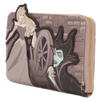 Loungefly Disney Dornröschen & Maleficent drehbare Geldbörse mit Reißverschluss