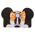 Loungefly Disney Minnie Maus Kürbis Blumenmuster Cosplay Geldbörse