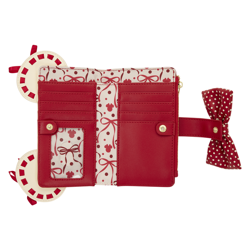 Loungefly Disney Minnie Maus Rocks the Dots Coquette Klappgeldbörse