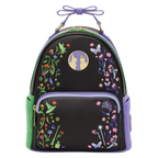 Loungefly Wicked Glinda & Elphaba Mini-Rucksack mit Blumen- und Spitzenmuster
