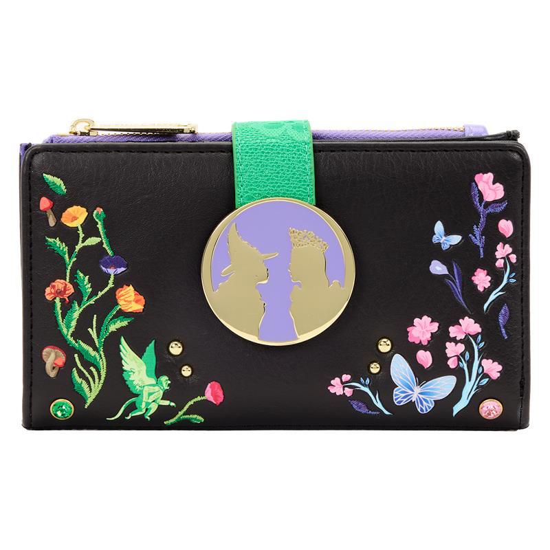 Loungefly Wicked – Glinda & Elphaba Geldbörse mit Blumen- und Spitzen-Details