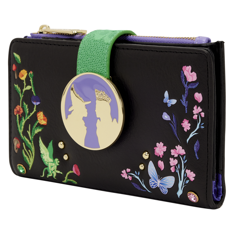Loungefly Wicked – Glinda & Elphaba Geldbörse mit Blumen- und Spitzen-Details