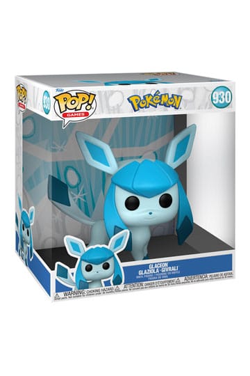 Funko POP! Games: Pokémon - Glaceon Jumbo (25 cm) Nr. 930 Vinylfigur