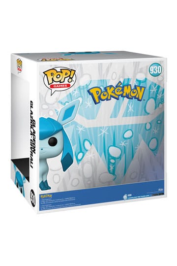 Funko POP! Games: Pokémon - Glaceon Jumbo (25 cm) Nr. 930 Vinylfigur