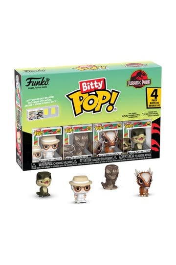 Bitty Pop! Jurassic Park 4er-Pack Serie 2