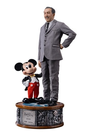 Iron Studios Disney Classics Walt Disney & Mickey Mouse Art Scale 1/4 Statue
