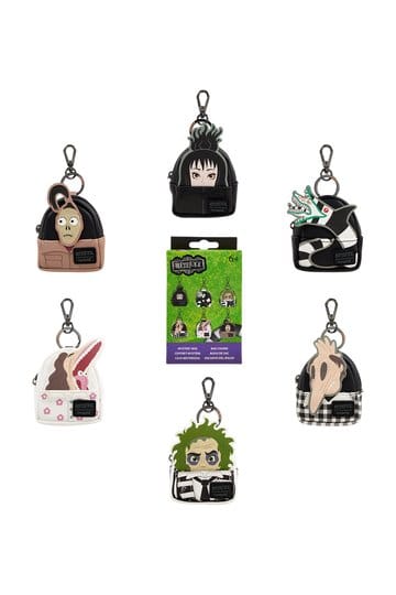 Loungefly Beetlejuice Exklusiver Cosplay Mystery Mini-Rucksack-Schlüsselanhänger