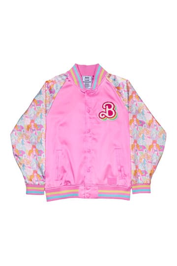 Loungefly Barbie 65. Jubiläum Satin College-Jacke