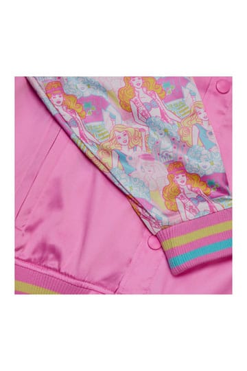 Loungefly Barbie 65. Jubiläum Satin College-Jacke