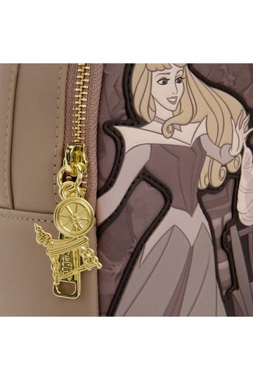Loungefly La Bella Addormentata e Malefica Mini Zaino con Filatoio