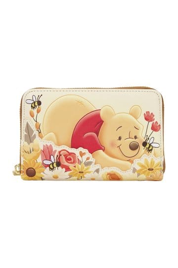 Loungefly Disney Winnie Pooh Bienen & Blumen Reißverschluss-Geldbörse