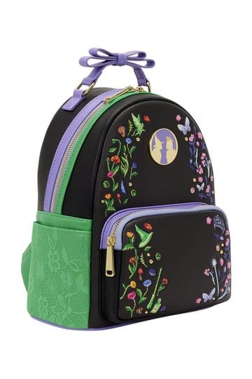 Mini-zaino Loungefly "Wicked Glinda & Elphaba" con motivo floreale e pizzo