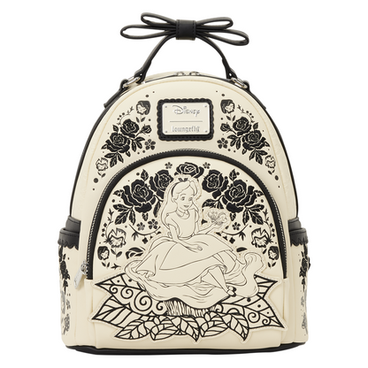 Loungefly Alice nel Paese delle Meraviglie Mini zaino floreale
