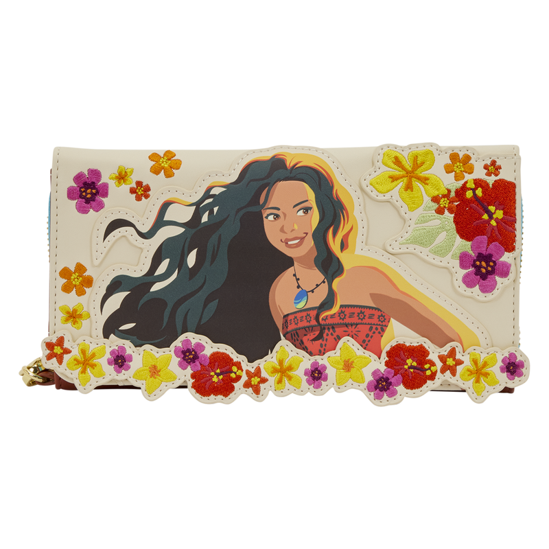Loungefly Moana Live-Action Florale Handgelenktasche