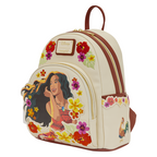 Mini-sac à dos Loungefly Vaiana Live-Action à fleurs