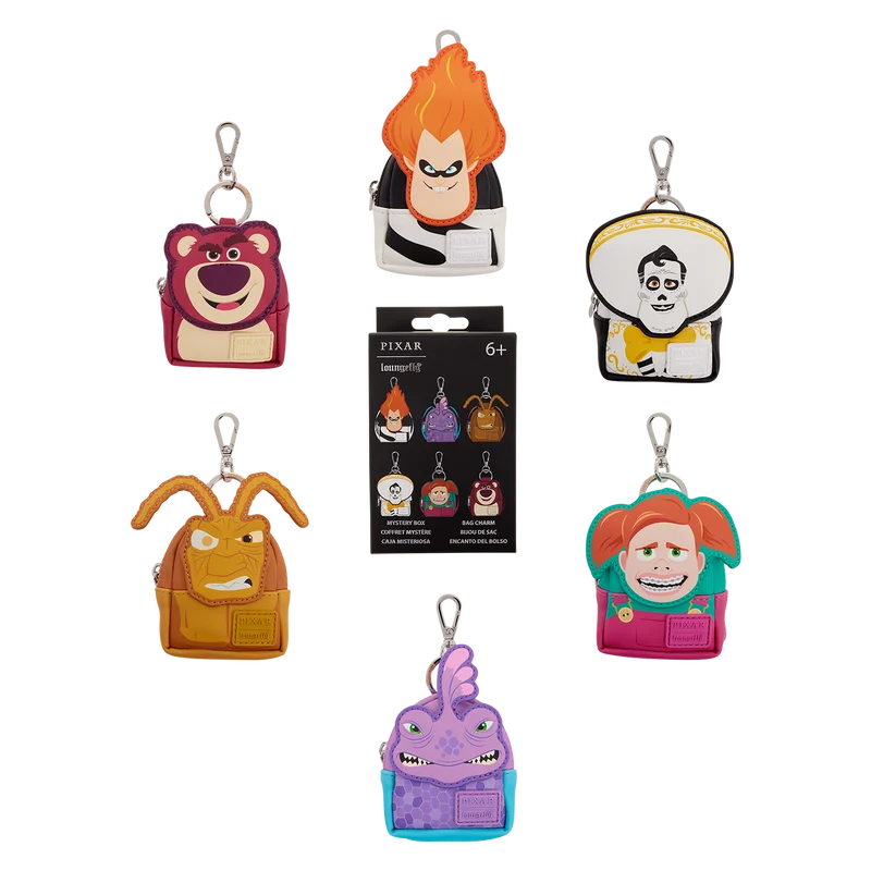 Loungefly Disney Pixar Villains Rivals Mystery Mini-Rucksack-Schlüsselanhänger